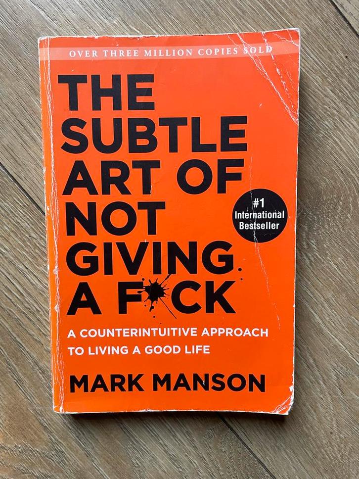 The Subtle Art of Not Giving a F*ck - Manson, Boeken, Psychologie, Gelezen, Overige onderwerpen, Ophalen of Verzenden