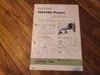 Tractor folder VENTZKI TREKKER ploegen, Boeken, Catalogussen en Folders, Ophalen of Verzenden, Zo goed als nieuw