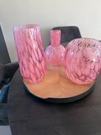 Vazen, Overige kleuren, Ophalen of Verzenden, Minder dan 50 cm, Glas