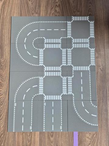 12 legocity lego city weg platen wegenplaten donkergrijs  beschikbaar voor biedingen