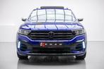 Volkswagen T-Roc 2.0 TSI 4Motion R |Pano|Akra|Dodehoek|Beats, Auto's, Automaat, Gebruikt, 1984 cc, Blauw