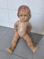 Antieke composiet pop 40 cm, Verzamelen, Poppen, Ophalen of Verzenden, Gebruikt, Pop