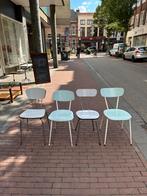 Vintage design jaren 50 / 60 stoelen, brocante keukenstoelen, Ophalen, Gebruikt, -, -
