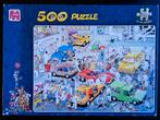 JAN VAN HAASTEREN - In de autospuiterij - 500 stukjes, Ophalen of Verzenden, 500 t/m 1500 stukjes, Gebruikt, Legpuzzel