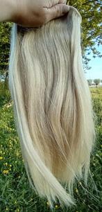 Weft, weave, hairextensions, Russian human hair 40 cm 120 gr, Ophalen of Verzenden, Zo goed als nieuw, Pruik of Haarverlenging