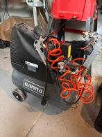 Gamma 24L Compressor met accessoires, Ophalen, Gebruikt, 6 tot 10 bar, Minder dan 200 liter/min