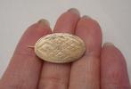Antiek broche goud met zilver nr.1535