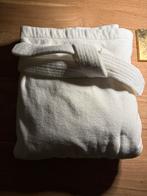 Badjas met capuchon, Zara Home, dames s/m, wit katoen, Huis en Inrichting, Badkamer | Badtextiel en Accessoires, Ophalen, Zo goed als nieuw