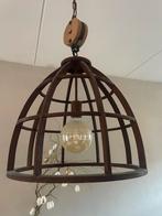 Hanglamp, roestkleurig, Huis en Inrichting, Lampen | Hanglampen, Ophalen of Verzenden, Zo goed als nieuw, 50 tot 75 cm