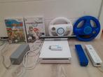 Nintendo Wii complete set met stuurtjes en spellen, Spelcomputers en Games, Spelcomputers | Nintendo Wii, Ophalen of Verzenden