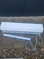 Witte zonwering met elektrische bediening, Minder dan 100 cm, Wit, Ophalen of Verzenden, Zo goed als nieuw