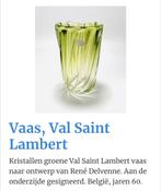 Kristallen vaas Val Saint Lambert