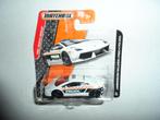 Matchbox - Lamborghini Gallardo LP560-4 Polizia (wit) 1:64, Ophalen of Verzenden, Nieuw, Auto