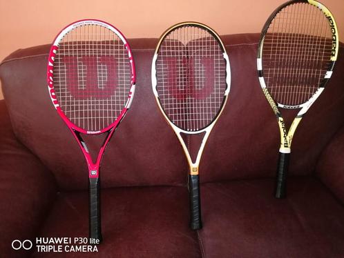 tennis rackets, Sport en Fitness, Tennis, Zo goed als nieuw, Racket, Wilson, Ophalen of Verzenden