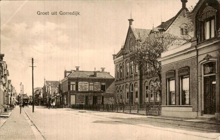 Groet uit Gorredijk, Verzamelen, Ansichtkaarten | Nederland, Gelopen, Friesland, Voor 1920, Ophalen of Verzenden