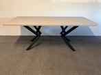 Prachtige eettafel Fenix Beige Arizona 210x95, 200 cm of meer, Zo goed als nieuw, Vijf personen of meer, Betaalbaar-Design