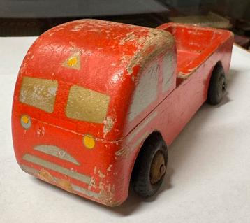 Antieke houten Lego truck  625/0 pickup jaren 50 vintage beschikbaar voor biedingen