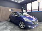 Peugeot 208 1.4 VTi Allure 1e Eig navi cruise leder Usb Lm V, Voorwielaandrijving, Gebruikt, Zwart, Blauw