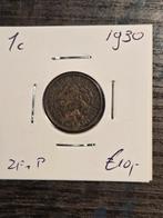 1930 Nederland 1 Cent - Zeldzaam!, Postzegels en Munten, Munten | Nederland, Ophalen of Verzenden, Koningin Wilhelmina, 1 cent