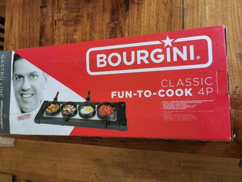 Bourgini Classic Fun-To-Cook echte pannetjes gourmetstel., Witgoed en Apparatuur, Gourmetstellen, Nieuw, 4 t/m 7 personen, Ophalen