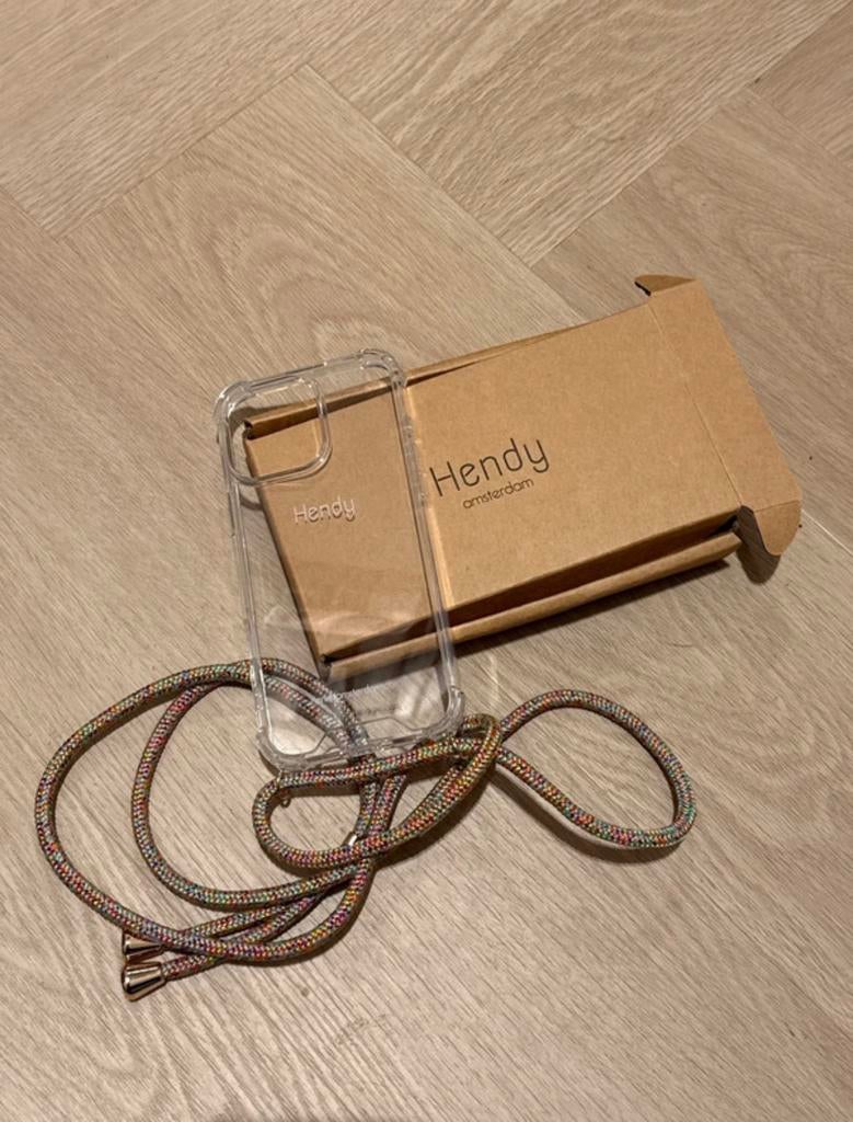 iPhone 16 Pro Max hoesje Hendy rainbow / confetti, Ophalen of Verzenden, Nieuw, Hoesje of Tasje