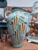 oma's brocante oude vaas uit gouda  / 29.5 cm hoog, Ophalen of Verzenden