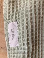 Boxkleed - Mint Groen/Grijs Wit Geblokt, Ophalen of Verzenden, Zo goed als nieuw, 85 tot 100 cm, Deken