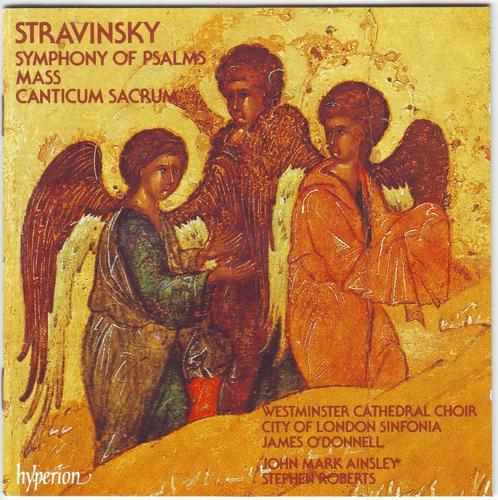 Stravinski: Psalmensymfonie, Mis en Canticum Sacrum, Cd's en Dvd's, Cd's | Klassiek, Zo goed als nieuw, Vocaal, Modernisme tot heden
