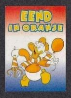 Voetbal Cartoon Eend in Oranje Donald Duck., Verzamelen, Ansichtkaarten | Themakaarten, Ophalen of Verzenden, 1980 tot heden, Ongelopen