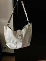 Handtas wit leer, Ophalen of Verzenden, Zo goed als nieuw, Wit, Handtas