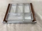 Art Deco serveerschaal uit Frankrijk, Ophalen of Verzenden, Overige stijlen, Glas, Schaal of Schalen
