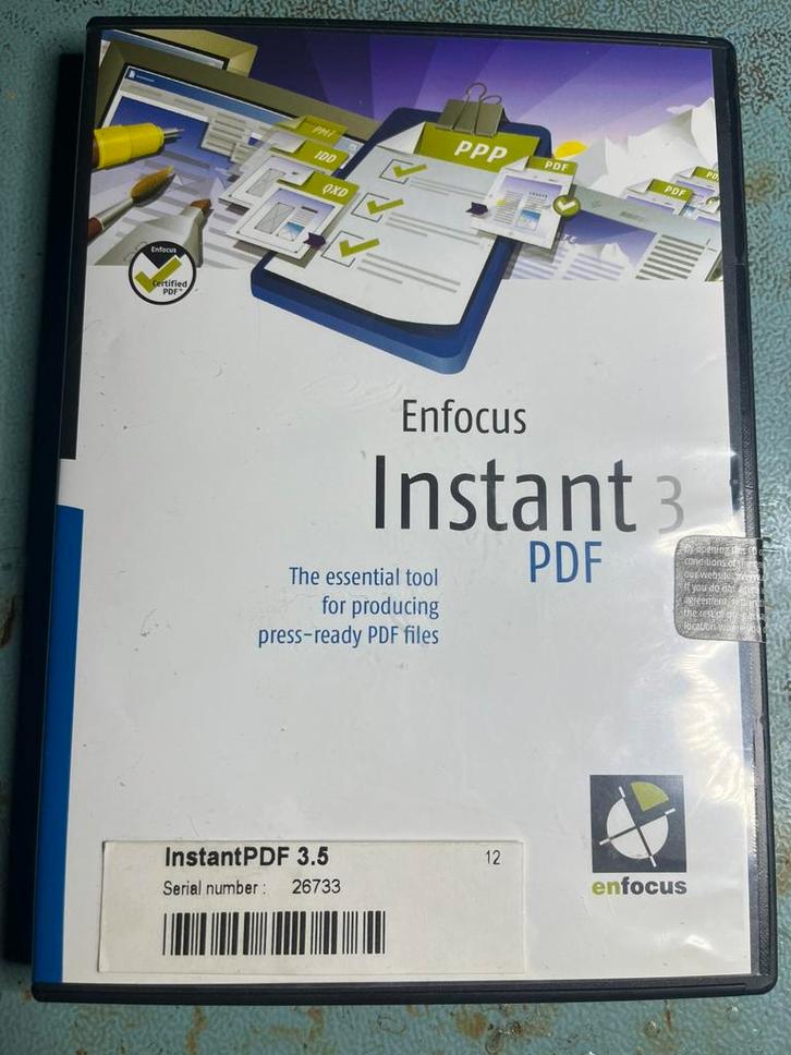Enfocus Instant PDF 3.6, Computers en Software, Ontwerp- en Bewerkingssoftware, Zo goed als nieuw, MacOS, Ophalen of Verzenden