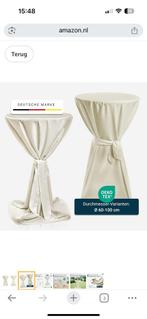 Creme kleurige rokken sta tafel 8x (nieuw), Ophalen of Verzenden, Nieuw