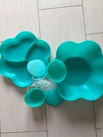 Tupperware set - chips n dip, Huis en Inrichting, Ophalen of Verzenden, Nieuw, Blauw, Schaal