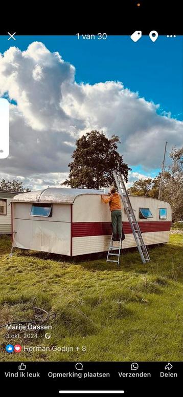 Retrocaravan  beschikbaar voor biedingen