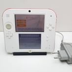 Nintendo 2DS Wit / Rood - inclusief lader, Spelcomputers en Games, Spelcomputers | Nintendo 2DS en 3DS, Nintendo, Zo goed als nieuw