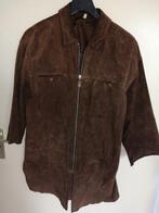 Dames jas dunne suede, geen binnenvoering, m. 44, mouwen ¾, Bruin, Verzenden, Maat 42/44 (L), Onbekend