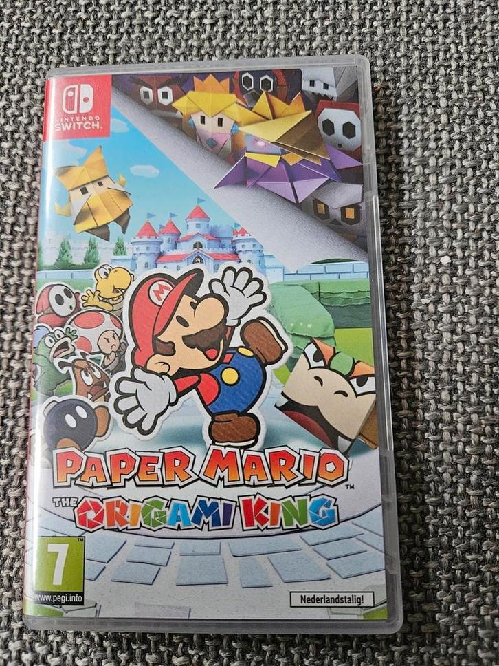 Paper mario origamiking, Spelcomputers en Games, Games | Nintendo Switch, Zo goed als nieuw, Avontuur en Actie, 1 speler, Vanaf 7 jaar