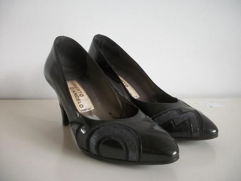 Pumps Naaldhak - Roberto d Angelo 36 - Zwart Lak leer - zgan, Kleding | Dames, Schoenen, Zo goed als nieuw, Schoenen met hoge hakken