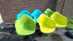 6 Eetkamerstoelen - Design Kleuren, Ophalen, Gebruikt, Overige kleuren, Modern