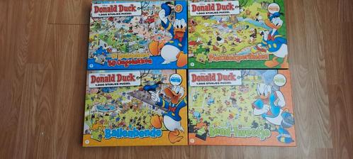 4 Donald Duck puzzels, nrs 1 t/m 4, 1000 stukjes, Hobby en Vrije tijd, Denksport en Puzzels, Zo goed als nieuw, Ophalen of Verzenden