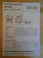 FTF 6x4 ca 1985 Technische Specificatie Folder V6, Ophalen, FTF, Zo goed als nieuw, Overige merken