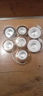 Partij Spotjes, Huis en Inrichting, Metaal of Aluminium, Halogeen, Ophalen of Verzenden, Zo goed als nieuw