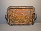 Oud brons dienblad, Ophalen of Verzenden