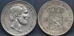Zilveren rijksdaalder 1858 - 2 1/2 gulden 1858 - Willem 3, Koning Willem III, Verzenden, Zilver, Losse munt