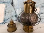 Koperen scheepslamp, Ophalen of Verzenden, Zo goed als nieuw, Motorboot of Zeilboot, Gebruiksvoorwerp