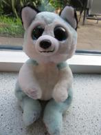 Hond Huskie Husky blauw wit merk TY naam Thunder, Ophalen of Verzenden, Zo goed als nieuw, Hond