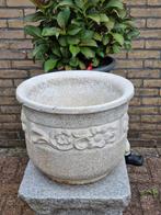 Zware betonnen plantenbak                              42 cm, Ophalen, Gebruikt, Minder dan 60 cm, Rond