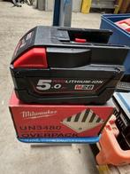 Milwaukee accu 5.0 Ah, Ophalen, Zo goed als nieuw