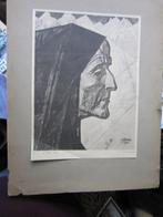 TOOROP Dante, op karton geplakte prent, Antiek en Kunst, Ophalen of Verzenden